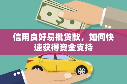 大姚信用良好易批贷款，如何快速获得资金支持