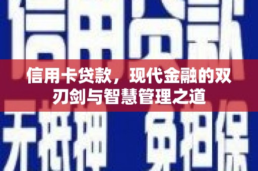 大姚信用卡贷款，现代金融的双刃剑与智慧管理之道