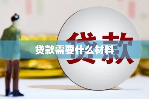 大姚贷款需要什么材料